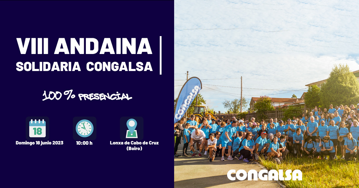La VIII Andaina Solidaria Congalsa ya está aquí… ¡En formato presencial!